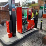 Petrol pump installation complete