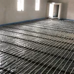 installing underfloor heating in commercial premises.