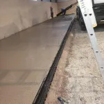 laying drainage in warehouse